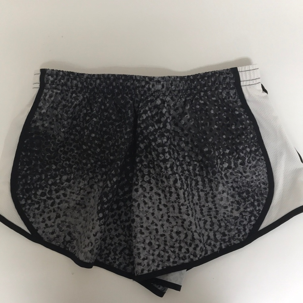 Grey Black Patterned Nike shorts